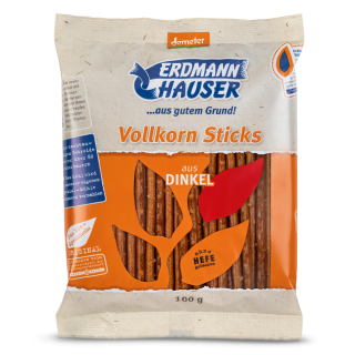 Vollkorn Sticks aus Dinkel hefefrei