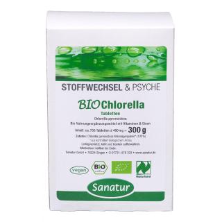 BioChlorella NATURLAND 400mg - Tabletten
