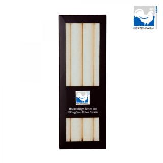 Stearin-Stabkerzen elfenbein