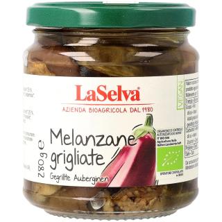 Auberginen gegrillt in Öl