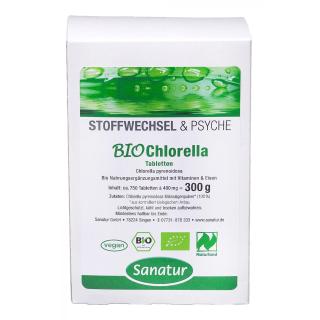 BioChlorella NATURLAND 400mg - Tabletten